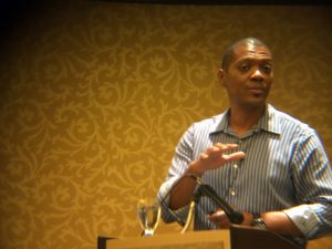 Ronell Smith public speaking at marketing event DFWSEM