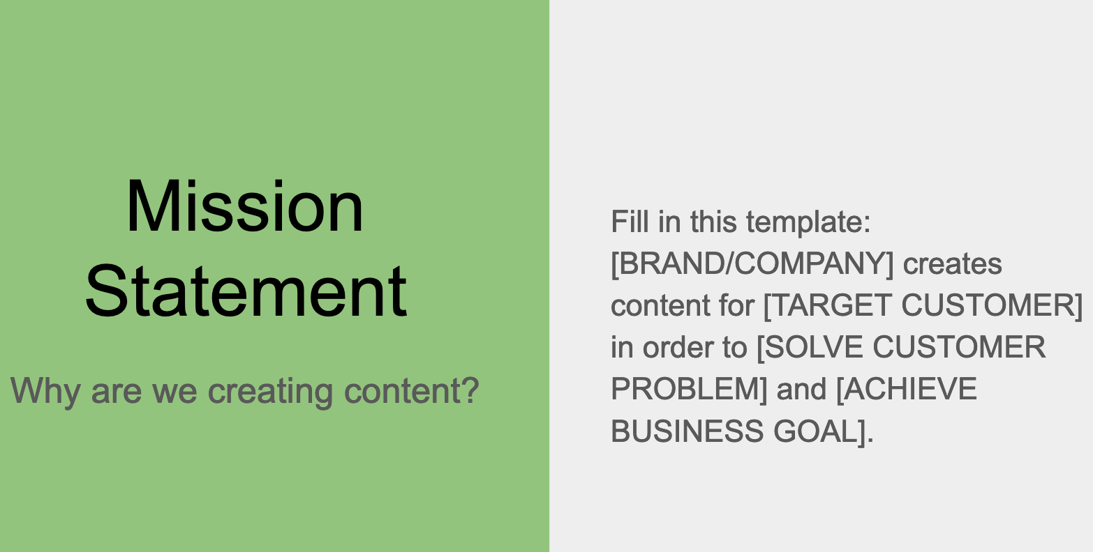 Content Strategy Template & Framework and slide