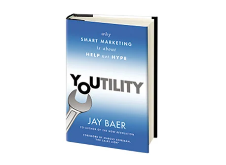 Book cover of Jay Baer's Book Youtility